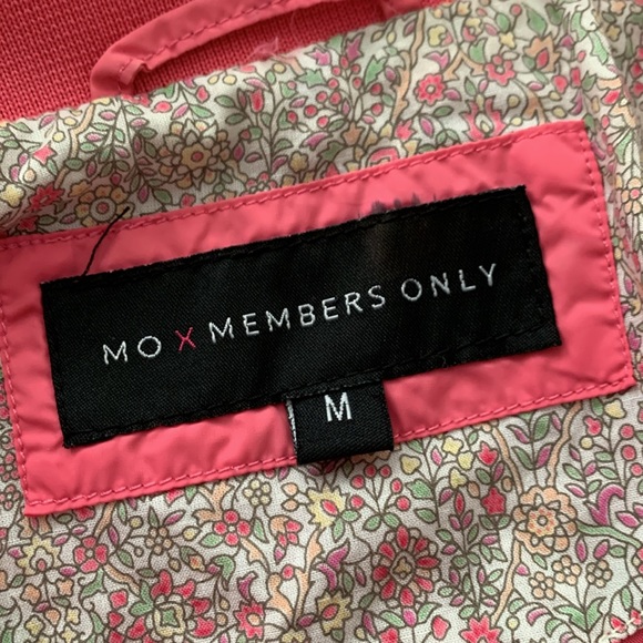 VINTAGE MEMBERS ONLY PINK JACKET - Picture 6 of 13
